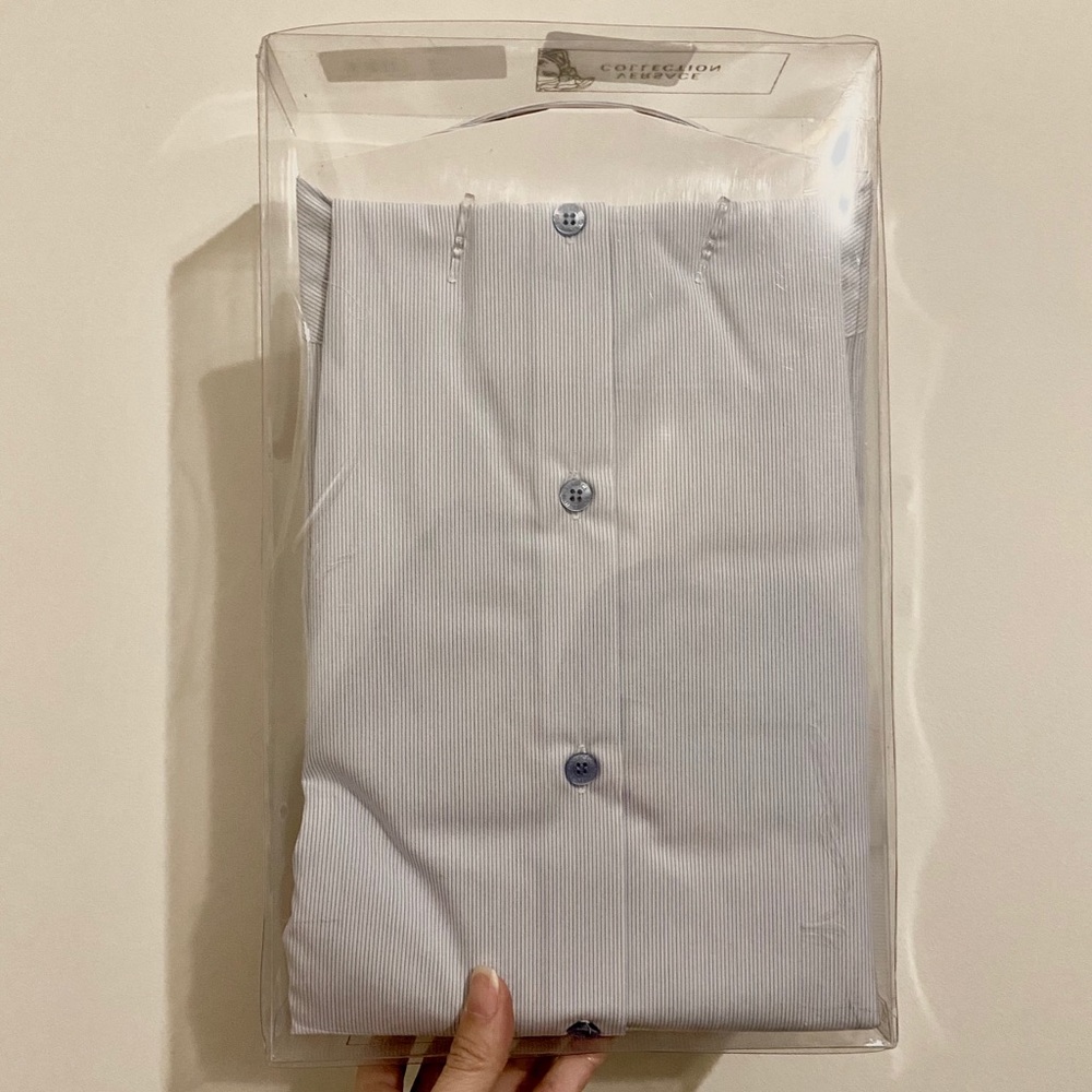 Versace “Camicia (in Blanco-Azzurro)” shirt. - Picture 2 of 4